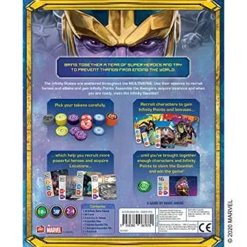 Marvel Splendor Board Game - Strategy Game for Kids and Adults, Fun Family Game Night Entertainment, Ages 10+, 2-4 Players, 30-Minute Playtime, Made by Space Cowboys