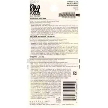 Maybelline Volum' Express The Colossal Mascara - Classic Black - 2 Pack
