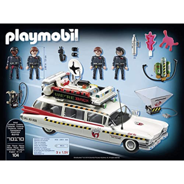 Playmobil Ghostbusters Ecto-1A Vehicle for Kids
