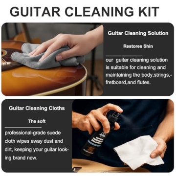 DINGSEN Guitar Cleaning Kit for All String Instruments