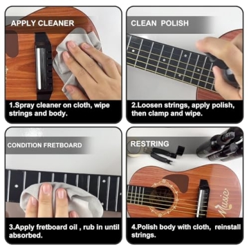DINGSEN Guitar Cleaning Kit for All String Instruments