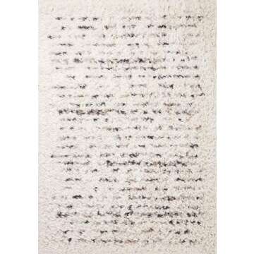 Loloi Angela Rose Amira Collection, Ivory & Multi, 9'-2" x 12'-6" Area Rug – Extra Plush Moroccan ...