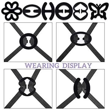 FFNIU Bra Strap Clips for Adjustable Comfort and Style
