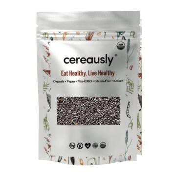 Organic Black Chia Seeds | Bulk 4 Lb | Gluten-Free