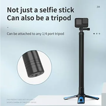 TELESIN 118" Selfie Stick for GoPro Hero & Action Cameras