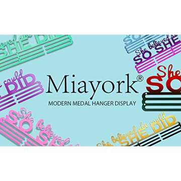 Miayork Medal Holder Display for Athletes and Achievers