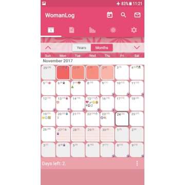 WomanLog Calendar