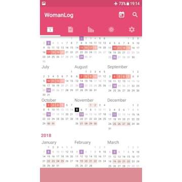 WomanLog Calendar