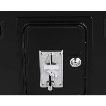 TOP US VIDEO ARCADES Full Size Commercial Grade Cocktail Arcade Machine 2 Player Retro 412 Games 22" LCD Screen Tempered Glass 2 Stools Included 5 Year Warranty Black