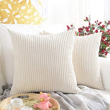 Soft Corduroy Throw Pillow Covers for Cozy Home Decor