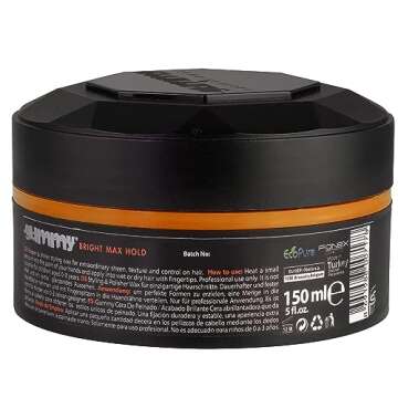 Gummy Styling Wax Bright Finish Glanz, 5 Ounce (2PCS)