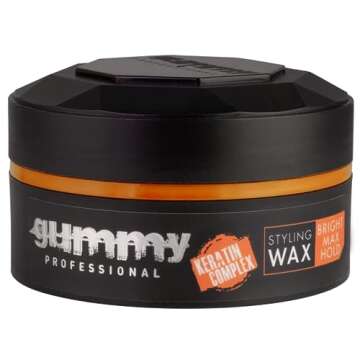 Gummy Styling Wax Bright Finish Glanz, 5 Ounce (2PCS)