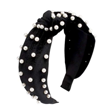 AOPRIE Pearl Headbands for Women, Elegant Faux Pearl Headband Charming Hairbands for Women Fashion K...