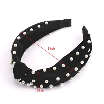 AOPRIE Pearl Headbands for Women Elegant Faux Pearl Accessory