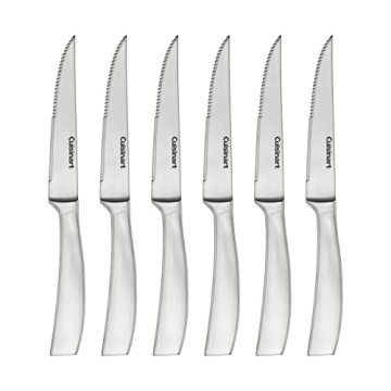 Cuisinart 6-Piece Premium Stainless Steel Steak Knife Set