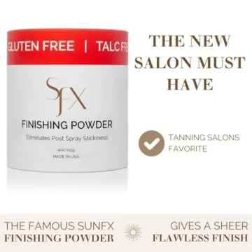 SunFX Post Spray Tan Finishing Powder - Talc Free Shimmer