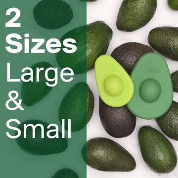 Avocado Huggers - Eco-Friendly Silicone Savers, 2pc