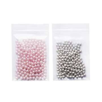 400 Pack 2x3 Plastic Zip Bags- Small Plastic Zip Bags- 3 mil Reclosable Bags - Zipper Poly Bag- Jewelry Storage Bags -Small Earring Bags -Earring Plastic Bags-Self Seal Poly Bags- 2 x 3 inch(400 Pack)
