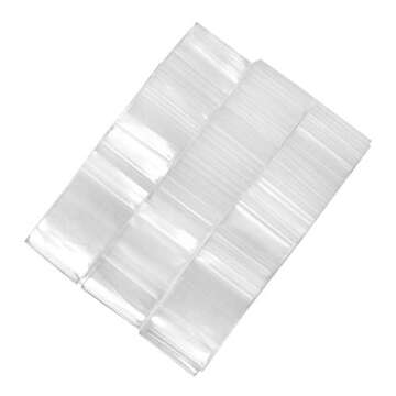 400 Pack 2x3 Plastic Zip Bags- Small Plastic Zip Bags- 3 mil Reclosable Bags - Zipper Poly Bag- Jewelry Storage Bags -Small Earring Bags -Earring Plastic Bags-Self Seal Poly Bags- 2 x 3 inch(400 Pack)