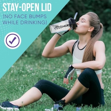 VELOMIX -2 Pack- 28 oz Protein Shaker Bottles for Protein Mixes - 2x Wire Whisk | Leak Proof Shaker Cups for Protein Shakes | Protein Shaker Bottle Pack | Shakers for Protein Shakes - 2xTransparent