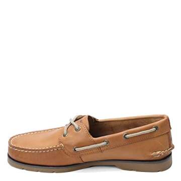 Sperry Mens Leeward 2-Eye Boat Shoe, Sahara, 11