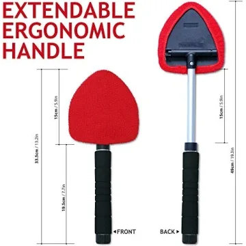 TAKAVU Windshield Cleaner with Extendable Handle
