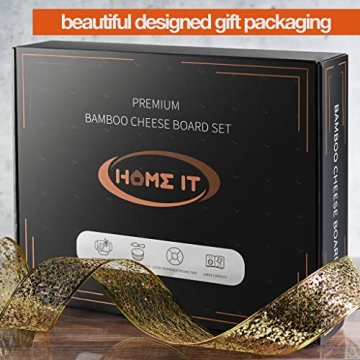 Bamboo Charcuterie Boards Set - Elegant Entertaining Essential