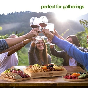 Bamboo Charcuterie Boards Set - Elegant Entertaining Essential