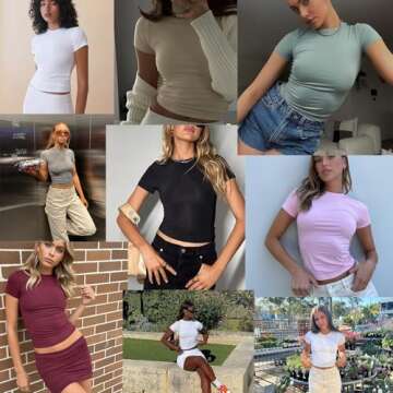 Trendy Abardsion Women's Crop Tops for Casual Outings