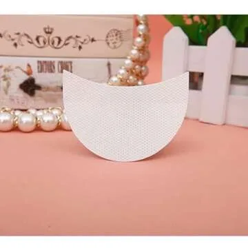 Faiteary 150pcs Eyeshadow Shields, Lint Free Eyeshadow Stencil Gel Pad Under Patches, Prevent Makeup Residue for Eyelash Extensions, Eyeliner, Lip and Tinting Makeup