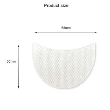 Faiteary 150pcs Eyeshadow Shields, Lint Free Eyeshadow Stencil Gel Pad Under Patches, Prevent Makeup Residue for Eyelash Extensions, Eyeliner, Lip and Tinting Makeup