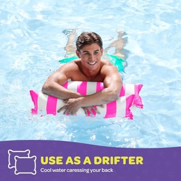 Versatile Pool Floats for Adults - 2 Pack Hammock Style