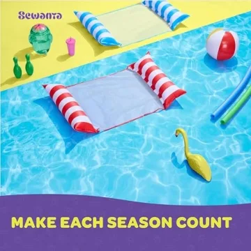 Versatile Pool Floats for Adults - 2 Pack Hammock Style