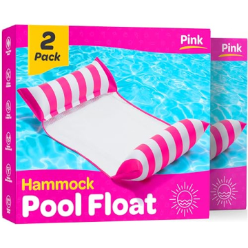 Versatile Pool Floats for Adults - 2 Pack Hammock Style