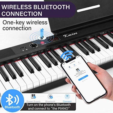 Kmise 88-Key Digital Piano for Beginners and Professionals