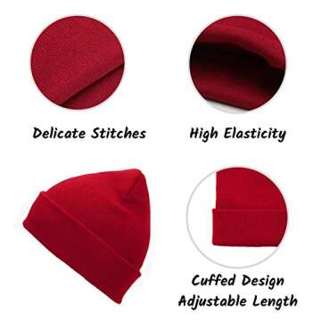 Unisex Zando Cuffed Beanie for Warmth and Style