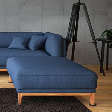 Super Sliders 3-1/2 Inch Round Felt Furniture Sliders - Protect Floors while Moving