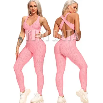 Stylish KIWI RATA One Piece Jumpsuit for Women Gym Wear