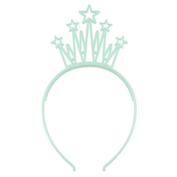 WJYX Bows 12-Pack Crown Headbands for Kids and Teens