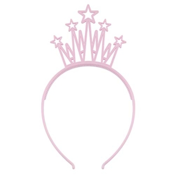 WJYX Bows 12-Pack Crown Headbands for Kids and Teens