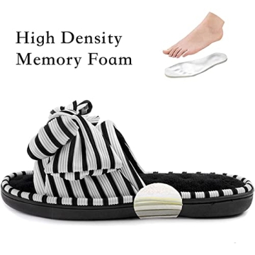 ULTRAIDEAS Women's Eurytides Slide Slippers Memory Foam House Shoes