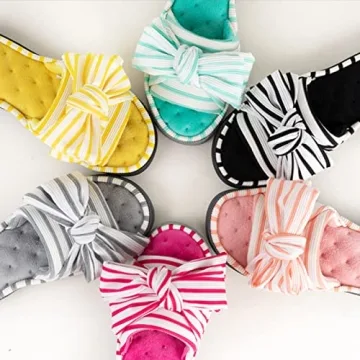 ULTRAIDEAS Women's Eurytides Slide Slippers Memory Foam House Shoes