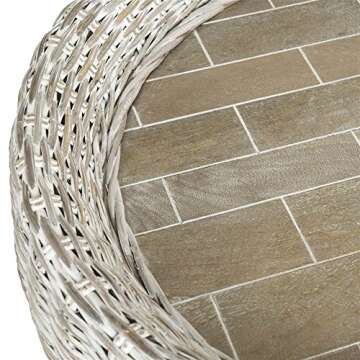 SAFAVIEH WIK6504A Coffee Table, Grey