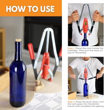 Portuguese Double Lever Corker for Winemaking Fun