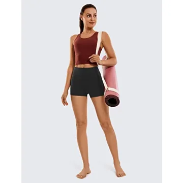 CRZ YOGA Butterluxe High Waisted Biker Shorts for Women