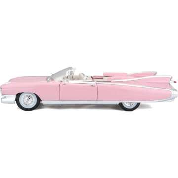 1959 Cadillac Eldorado Biarritz Convertible, Pink - Maisto Premiere 36813 - 1/18 Scale Diecast Model...