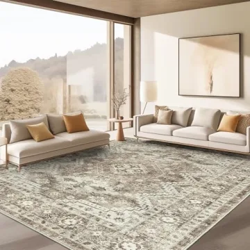 Rugland 8x10 Area Rug - Washable, Anti-Slip & Stylish