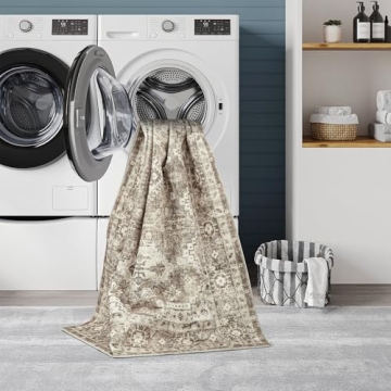 Rugland 8x10 Area Rug - Washable, Anti-Slip & Stylish