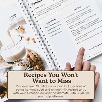 Almond Cow Kitchen Recipe Book - Vegan Recipes for Nut Milk