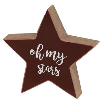 Decorative Wooden Patriotic Blocks for Tabletop Display